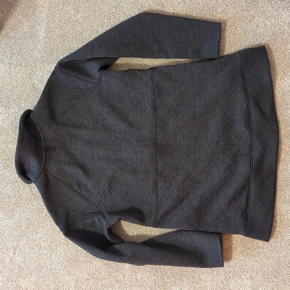 L.L. Bean Women's Charcoal Zip-Up Sweater - Picture 3 of 4